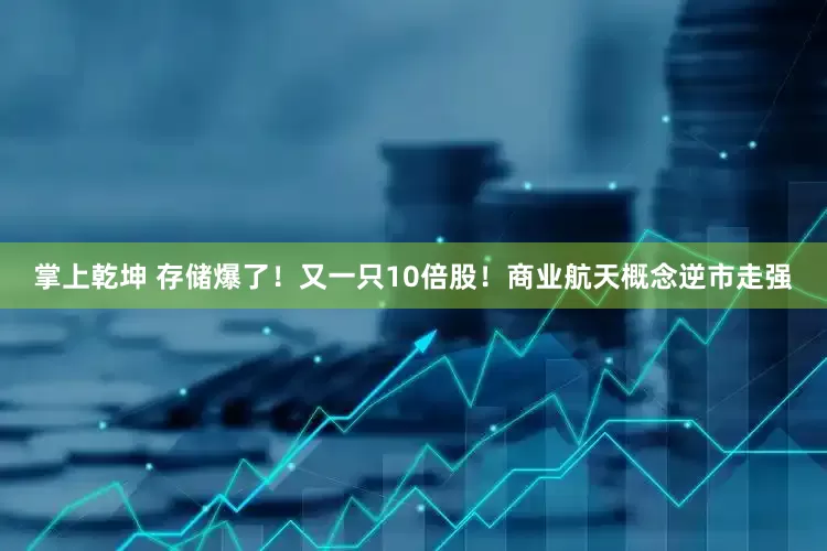 掌上乾坤 存储爆了！又一只10倍股！商业航天概念逆市走强